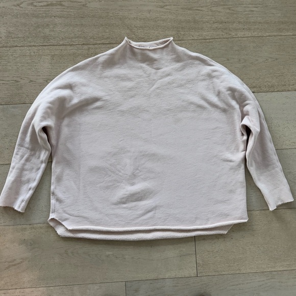 Frank & Eileen Effie Long Sleeve Funnel Neck Capelet Triple Fleece Small S - Picture 4 of 6